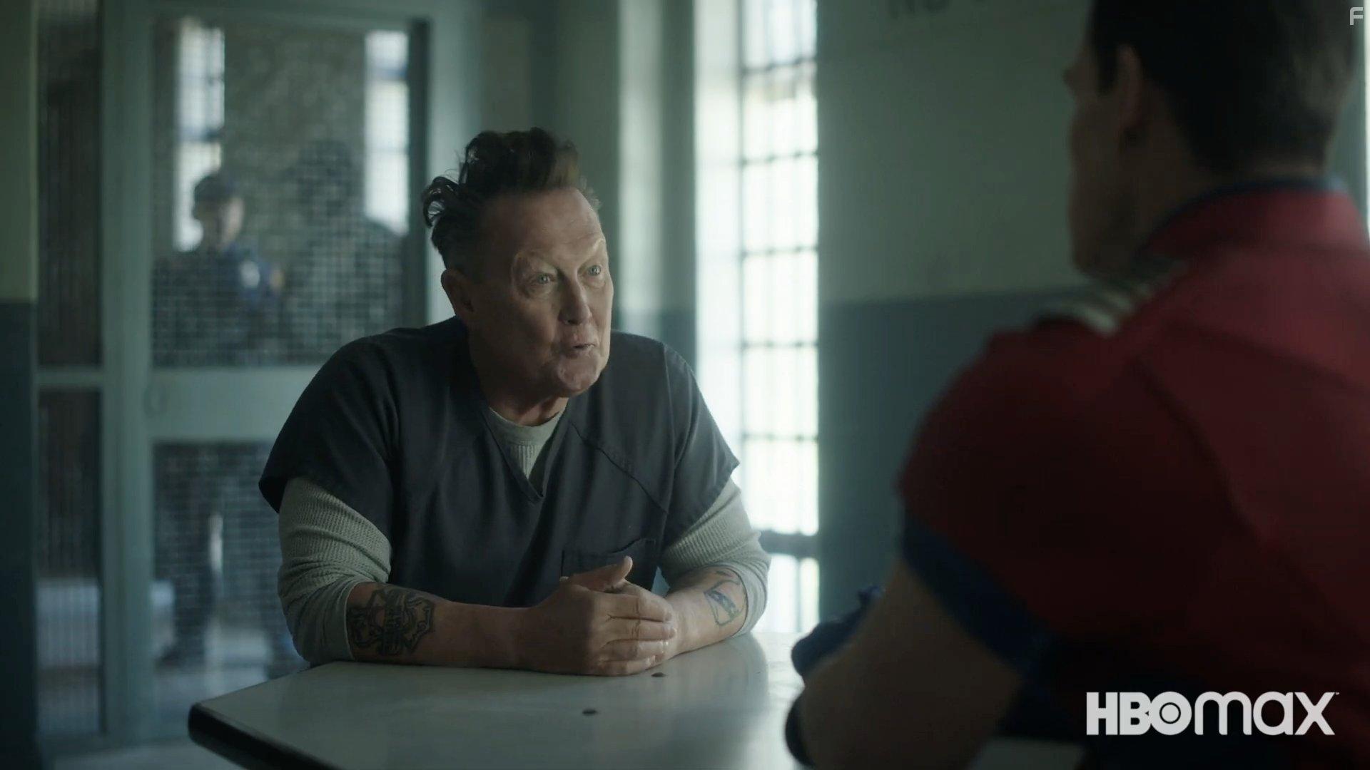 Robert Patrick and John Cena in Peacemaker (2022)