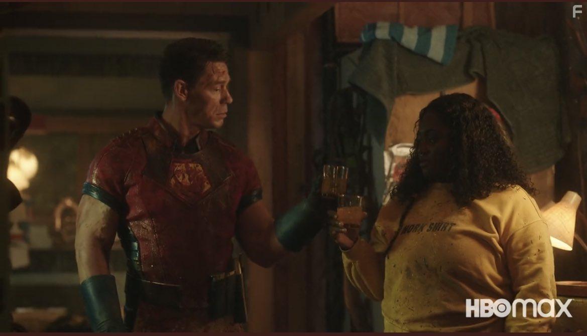 John Cena and Danielle Brooks in Peacemaker (2022)