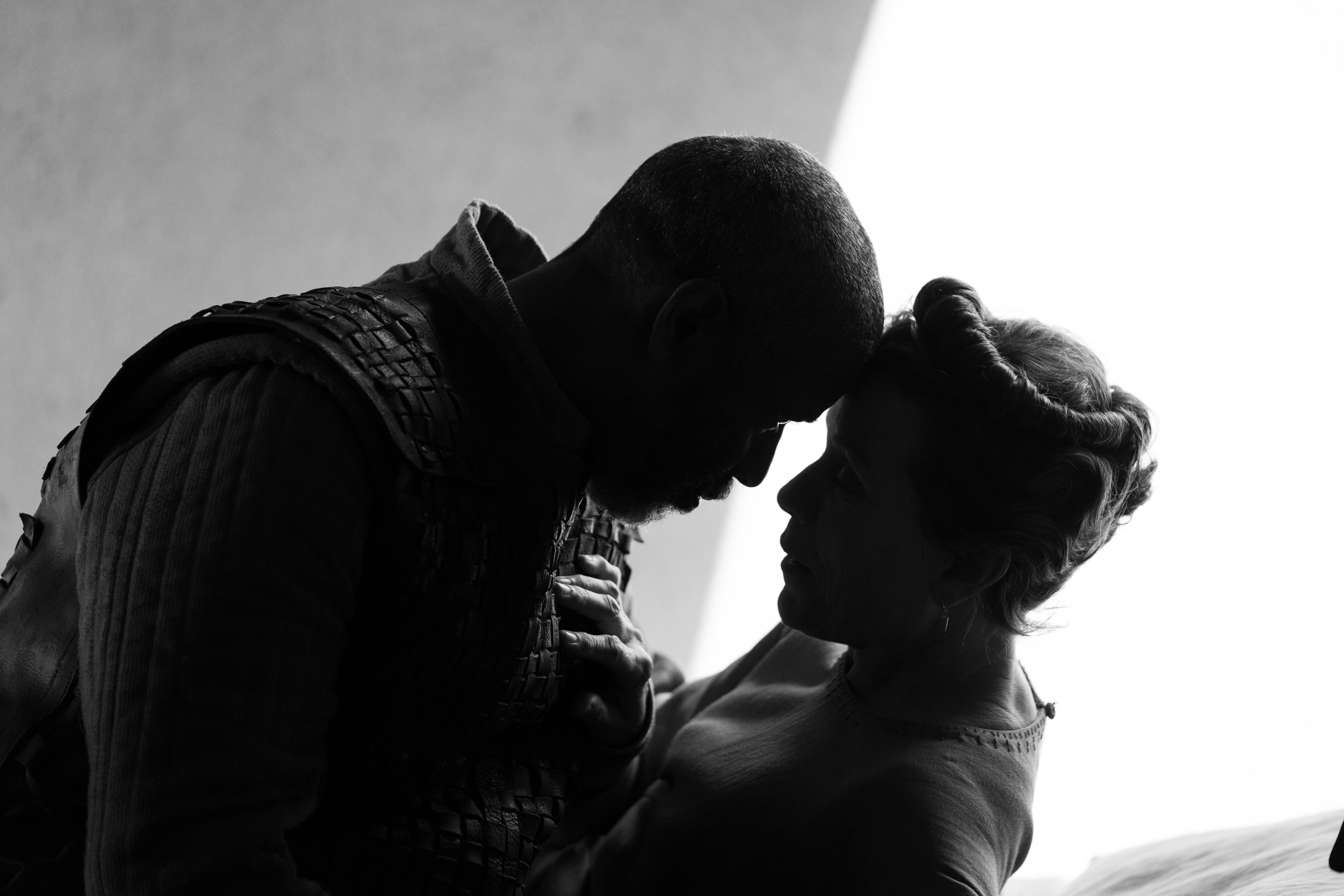 Denzel Washington and Frances McDormand in The Tragedy of Macbeth (2021)