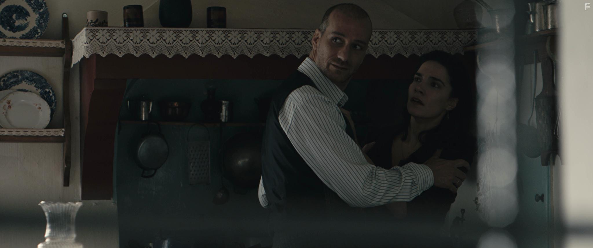 Danae Skiadi and Nikolas Papagiannis in Kalavryta 1943 (2021)