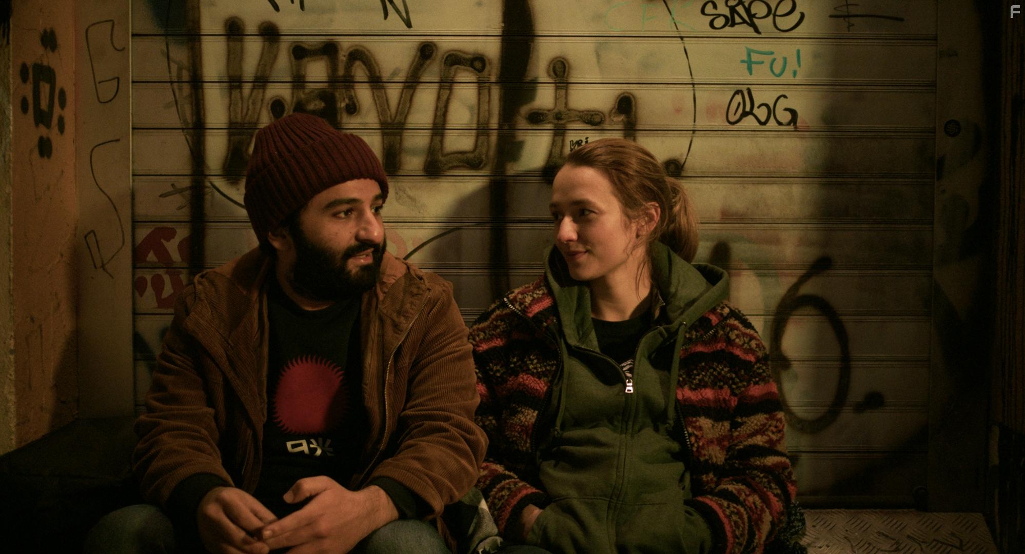 Nader Khademi and Kristine Kujath Thorp in Ninjababy (2021)