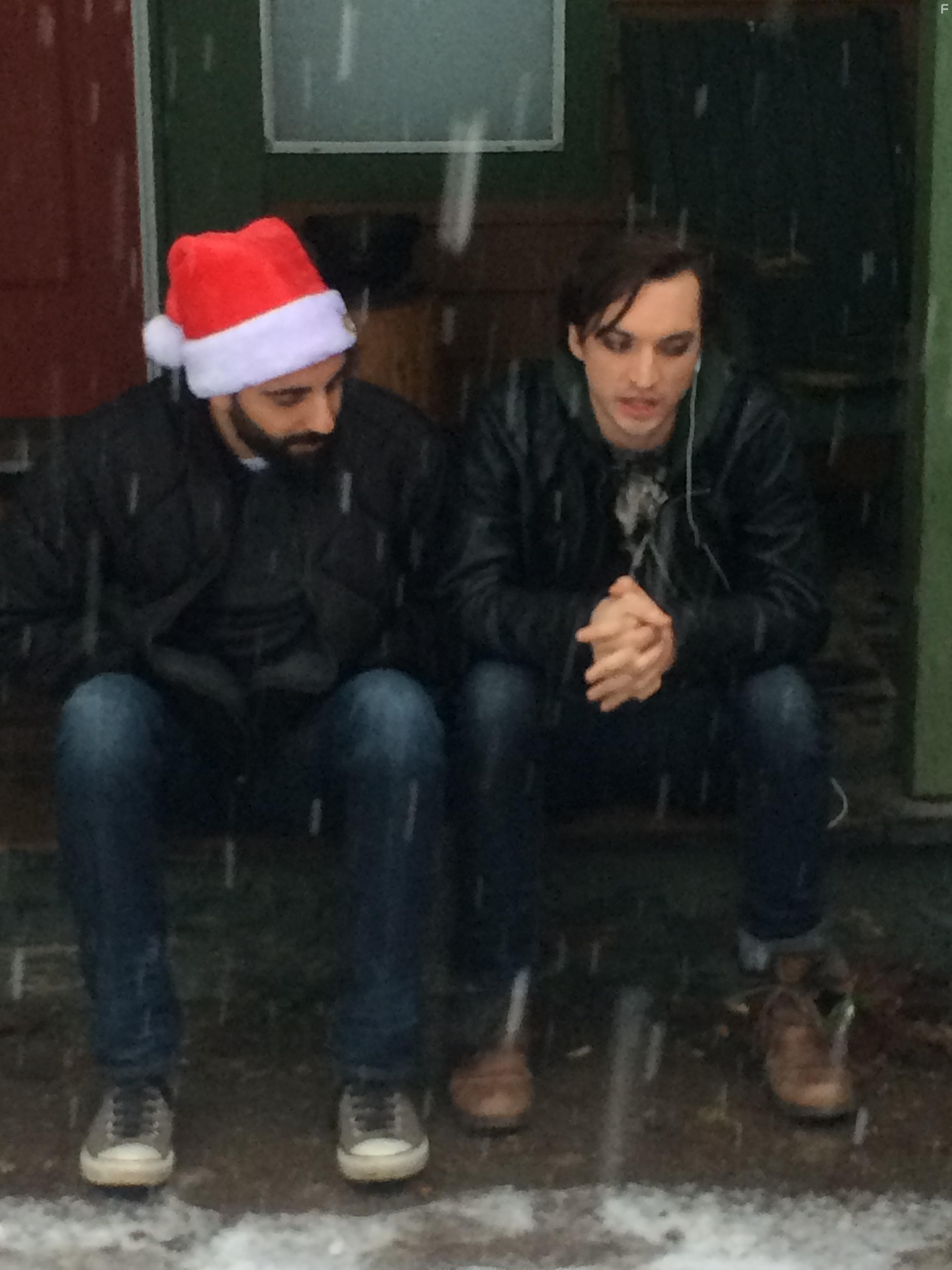 Richard Harmon and Lee Majdoub in Puppet Killer (2019)