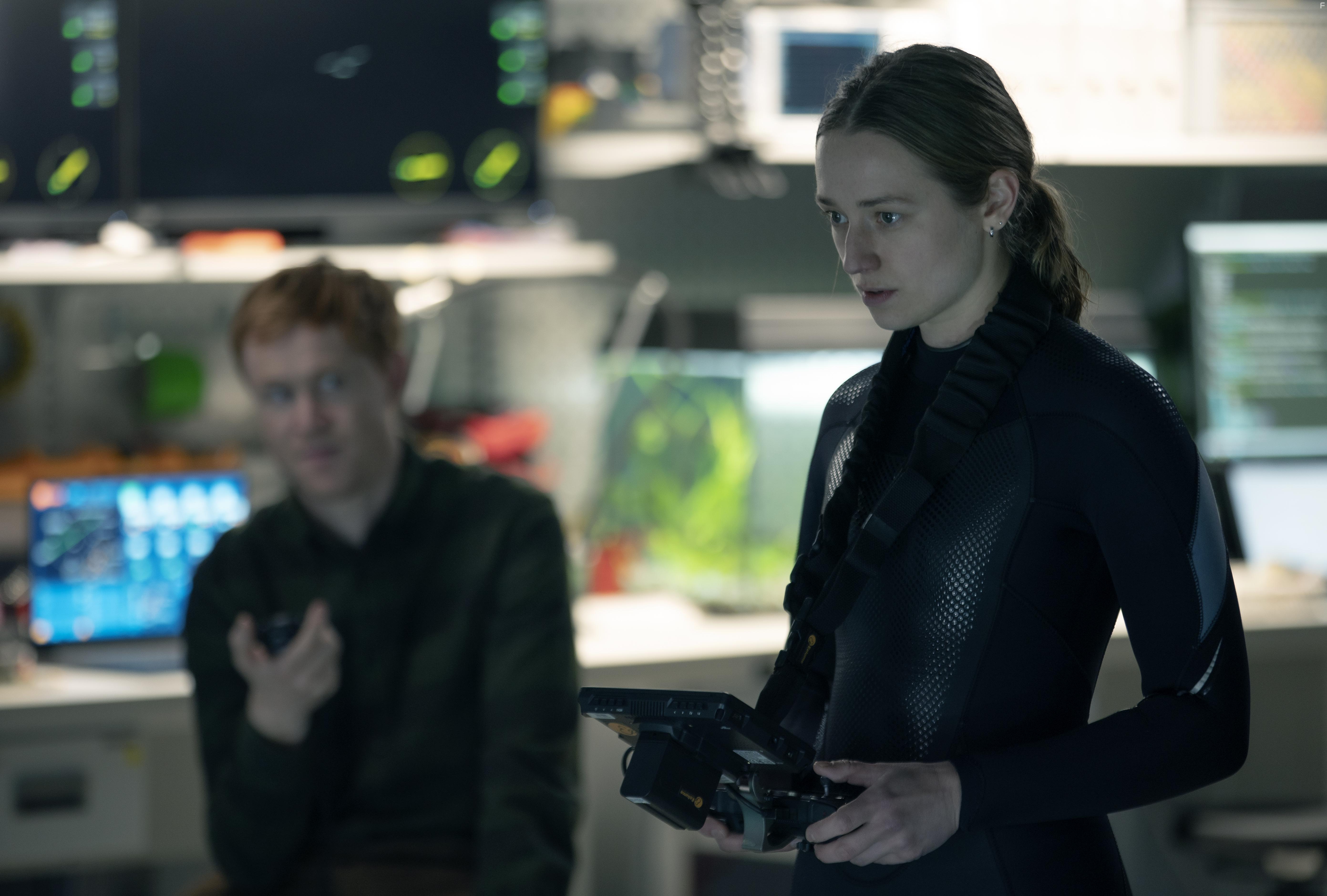 Rolf Kristian Larsen and Kristine Kujath Thorp in The North Sea (2021)