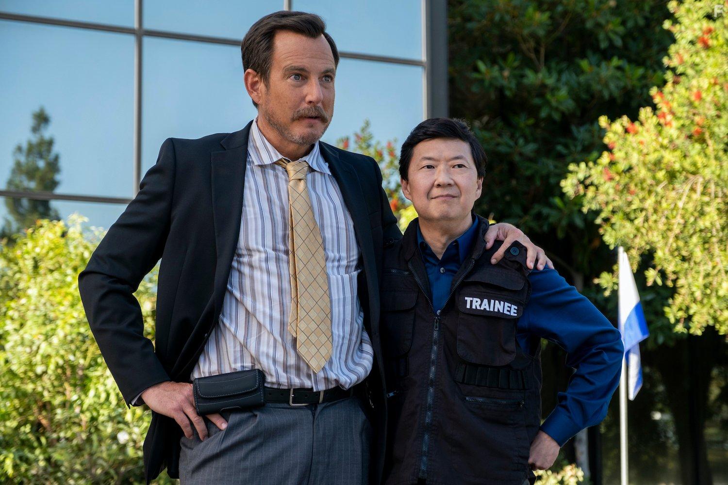 Will Arnett and Ken Jeong in Murderville (2022)