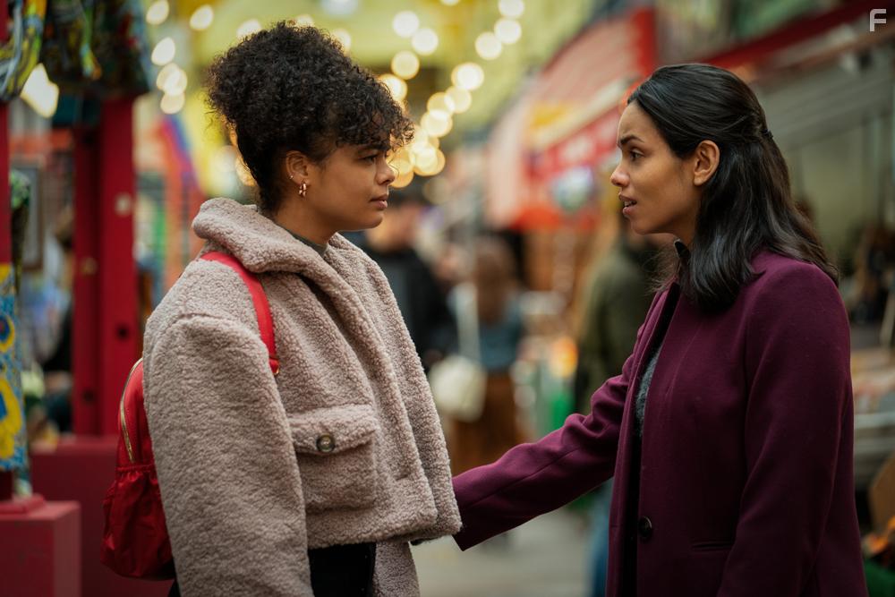 Georgina Campbell and Lydia West in Suspicion (2022)