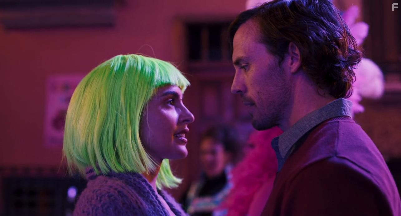 Vernica Echegui and Sam Claflin in Book of Love (2022)