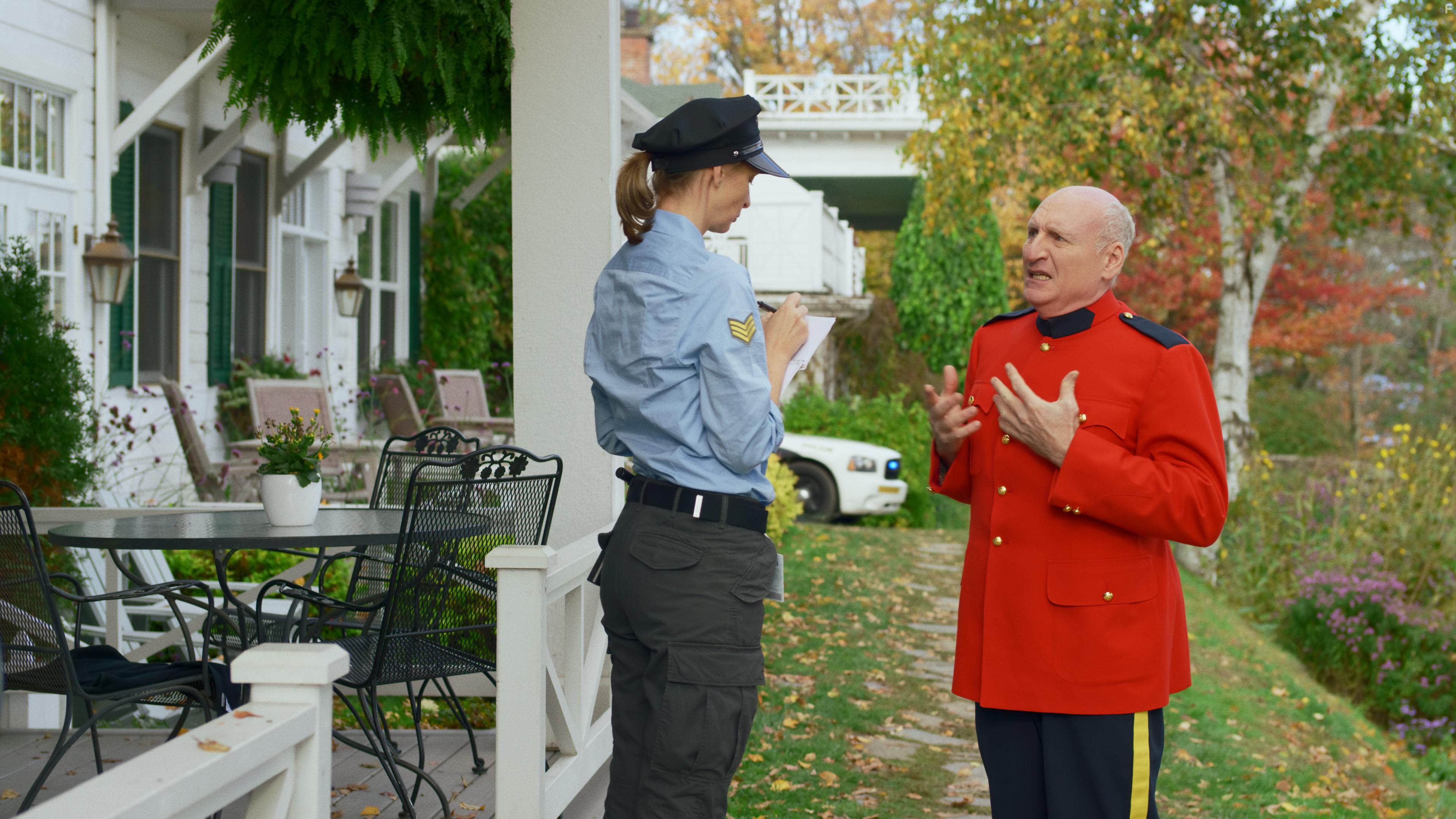 Luc-Martial Dagenais and Lenka Sourkov in Hotel Limbo (2020)