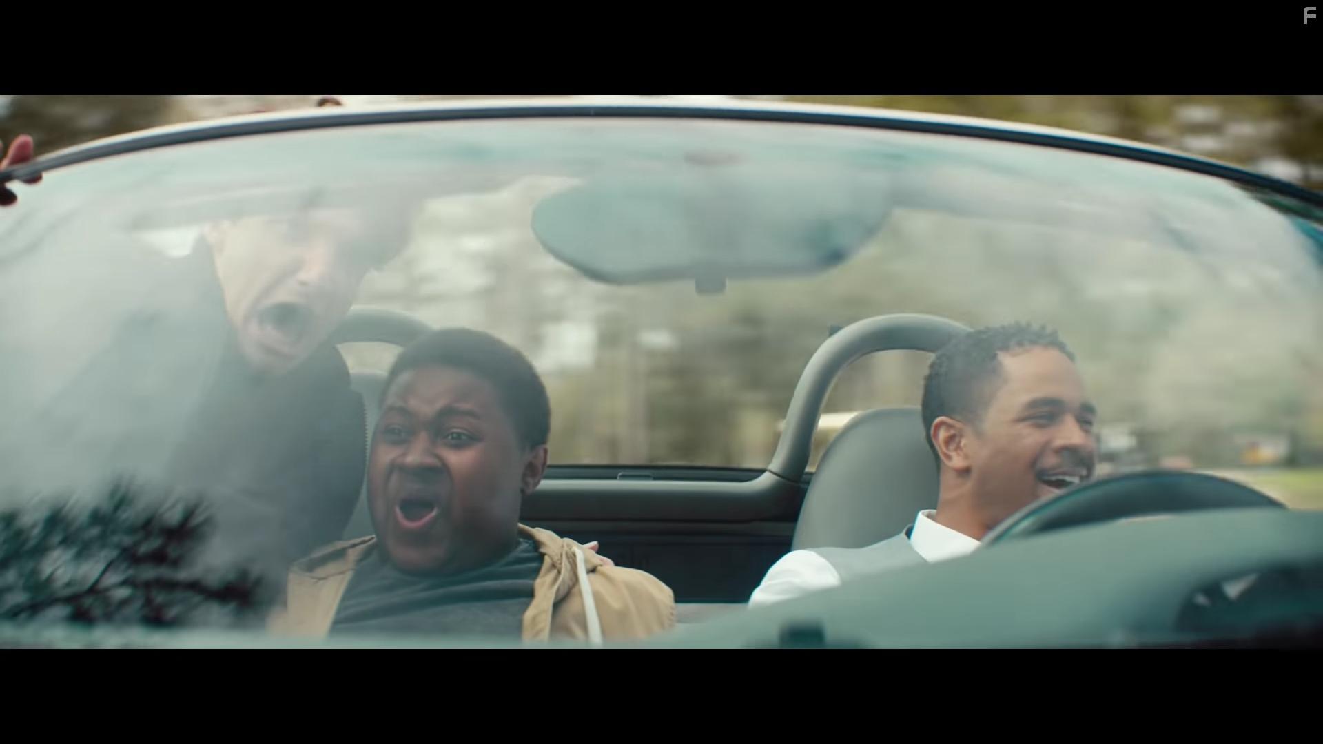 Damon Wayans Jr., Jake Short, and Miles J. Harvey in Supercool (2021)