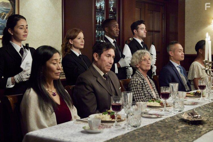 Stacey Farber, Manuela Sosa, and Corey Cott in Butlers in Love (2022)