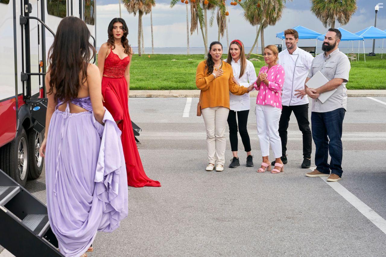 Taylor Cole, William Levy, and Giselle Torres in South Beach Love (2021)