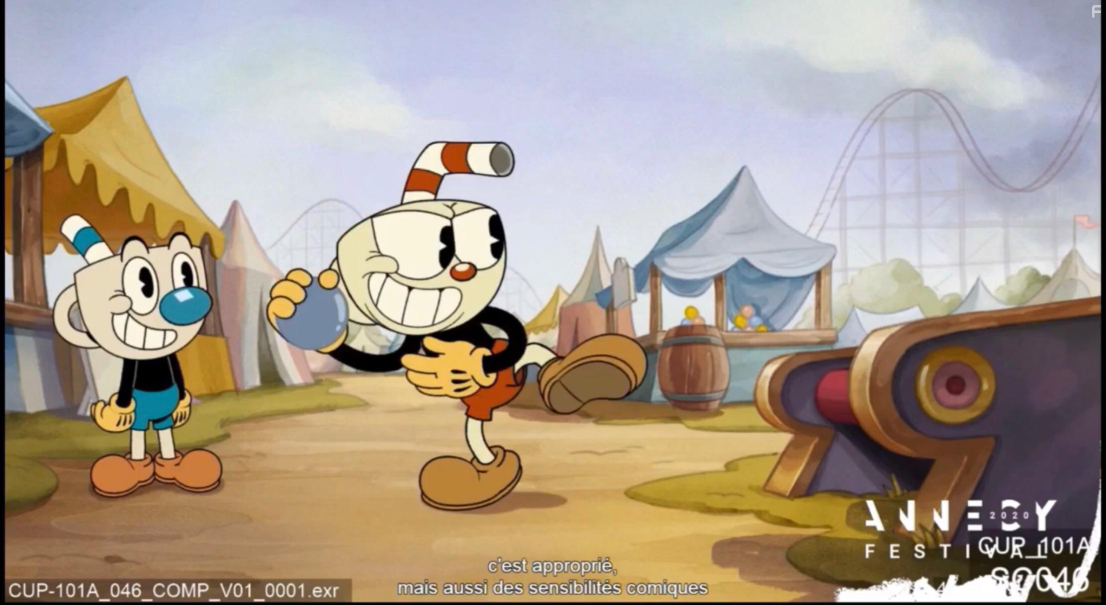 Frank Todaro and Tru Valentino in The Cuphead Show! (2022)