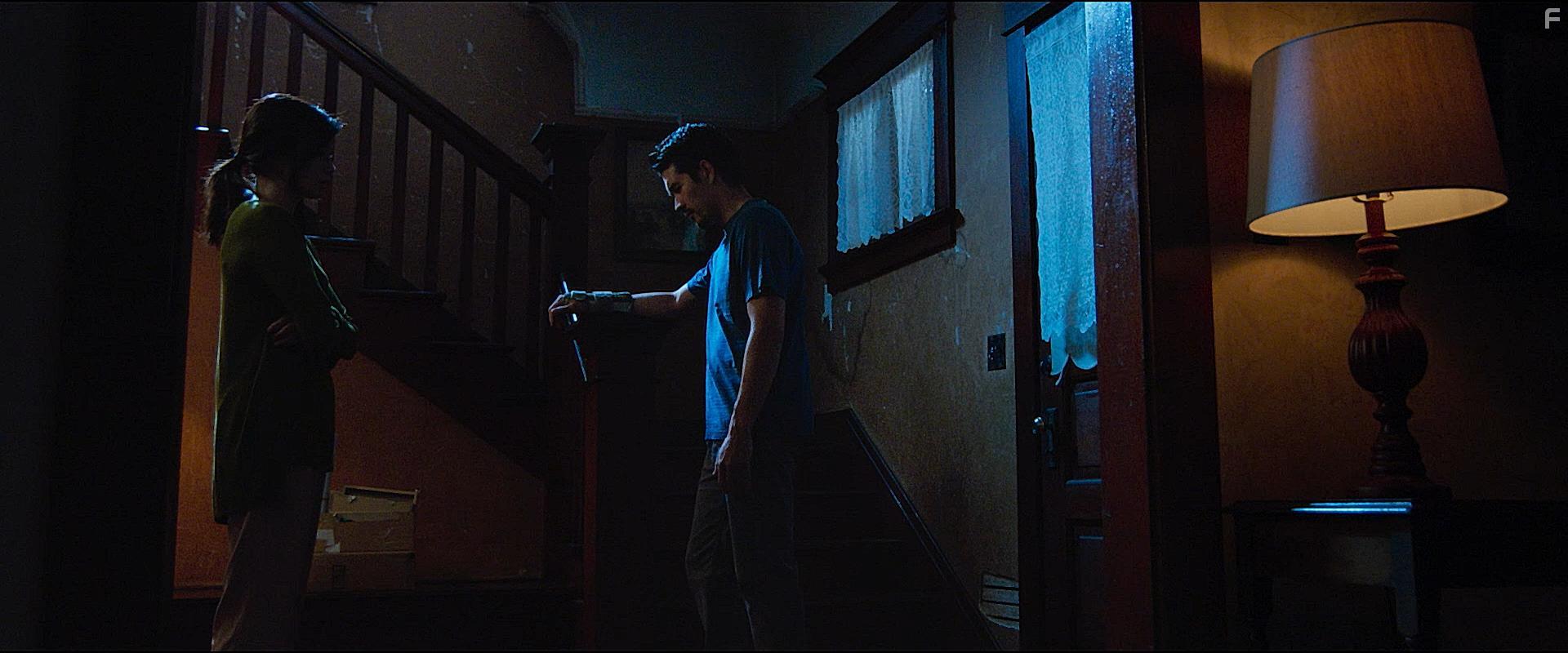 Ken Kirby and Michelle Krusiec in They Live in the Grey (2022)