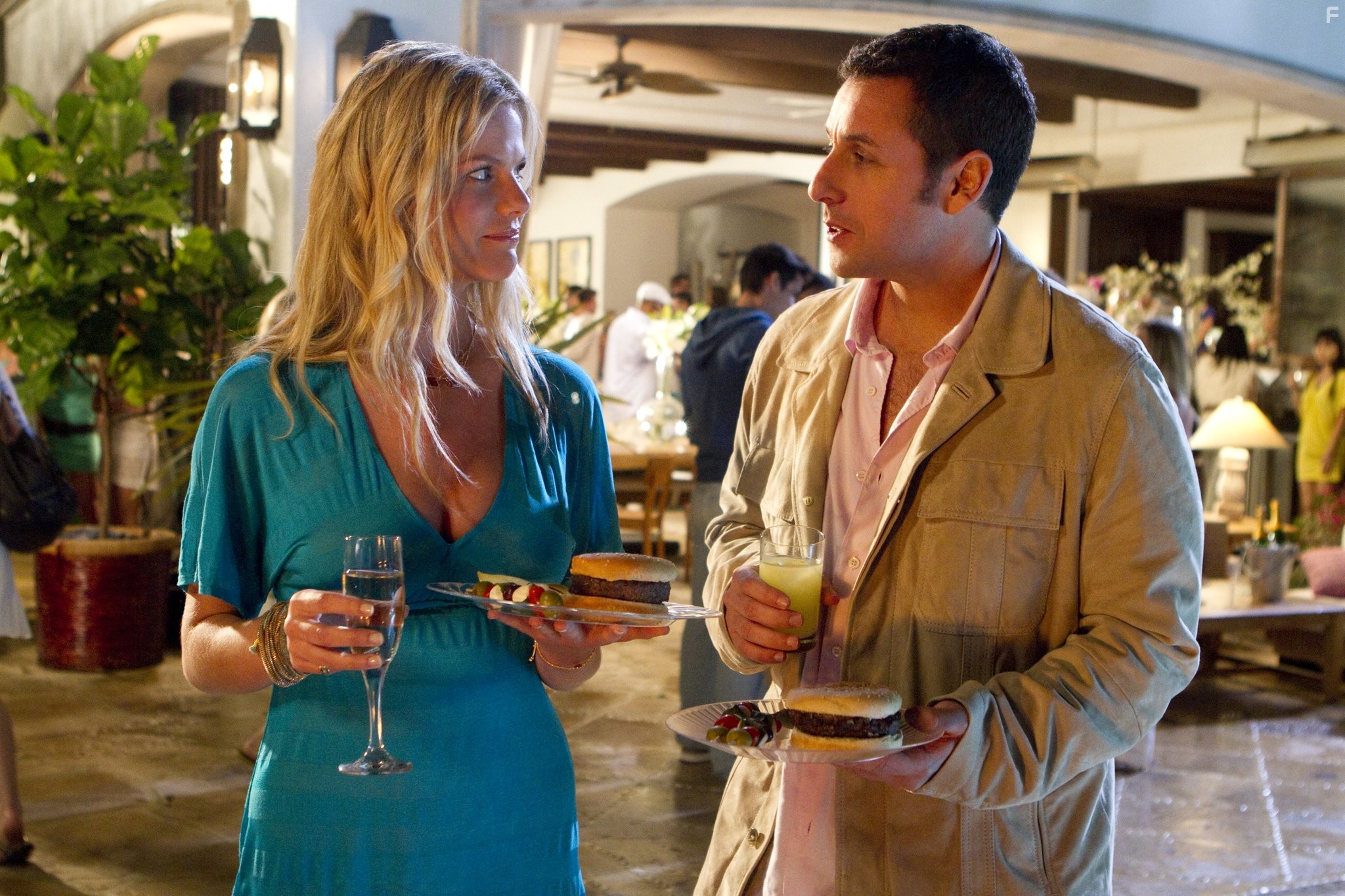 Adam Sandler and Brooklyn Decker in Притворись моей женой (2011)