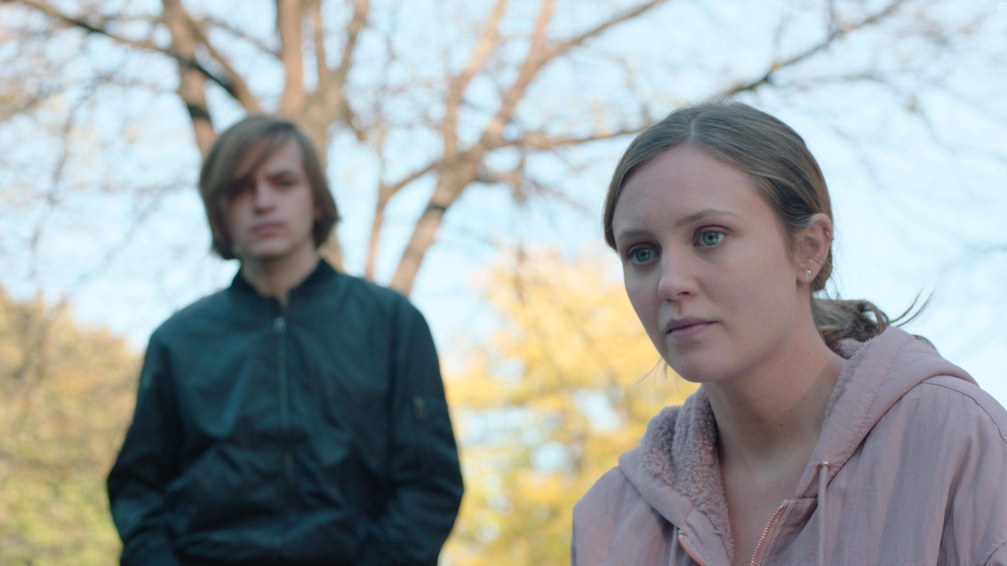 Winter Andrews and Andrea Figliomeni in The Mystery of Her (2022)