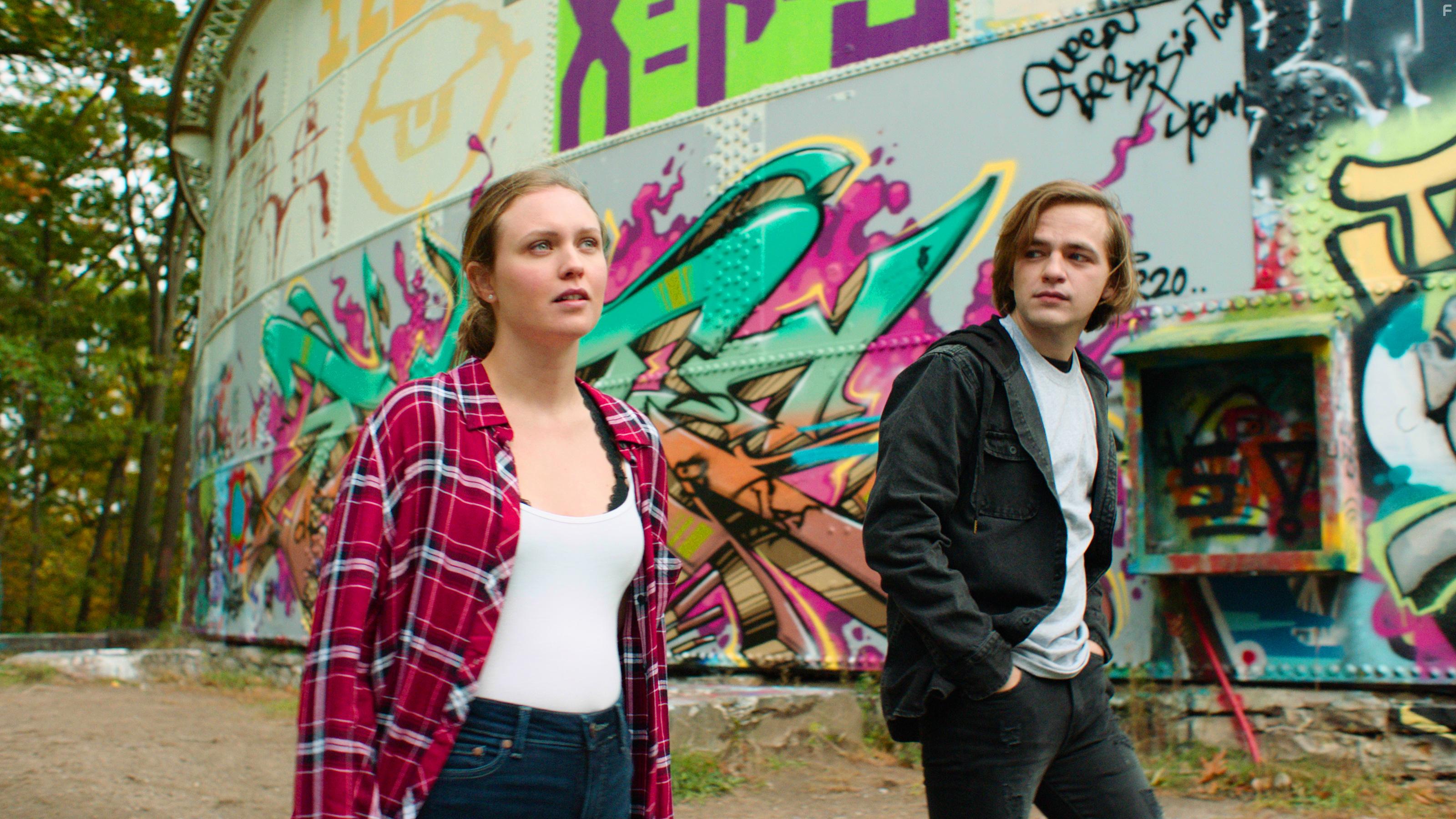 Winter Andrews and Andrea Figliomeni in The Mystery of Her (2022)