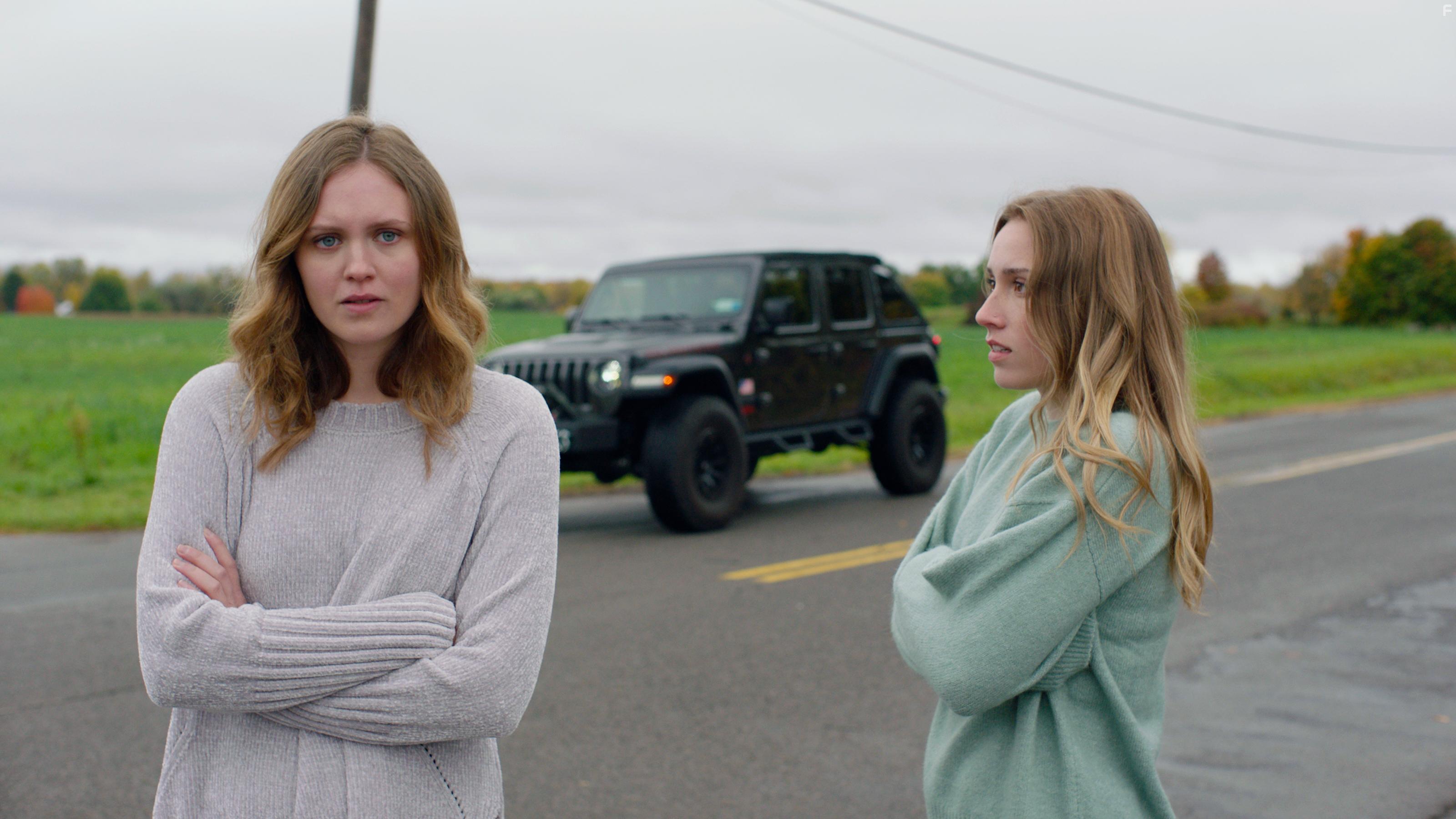 Emma Jessop and Andrea Figliomeni in The Mystery of Her (2022)