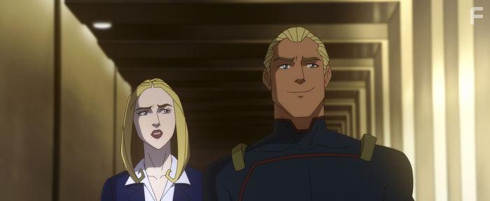 Elisabeth Shue and Antony Starr in Diabolical (2022)