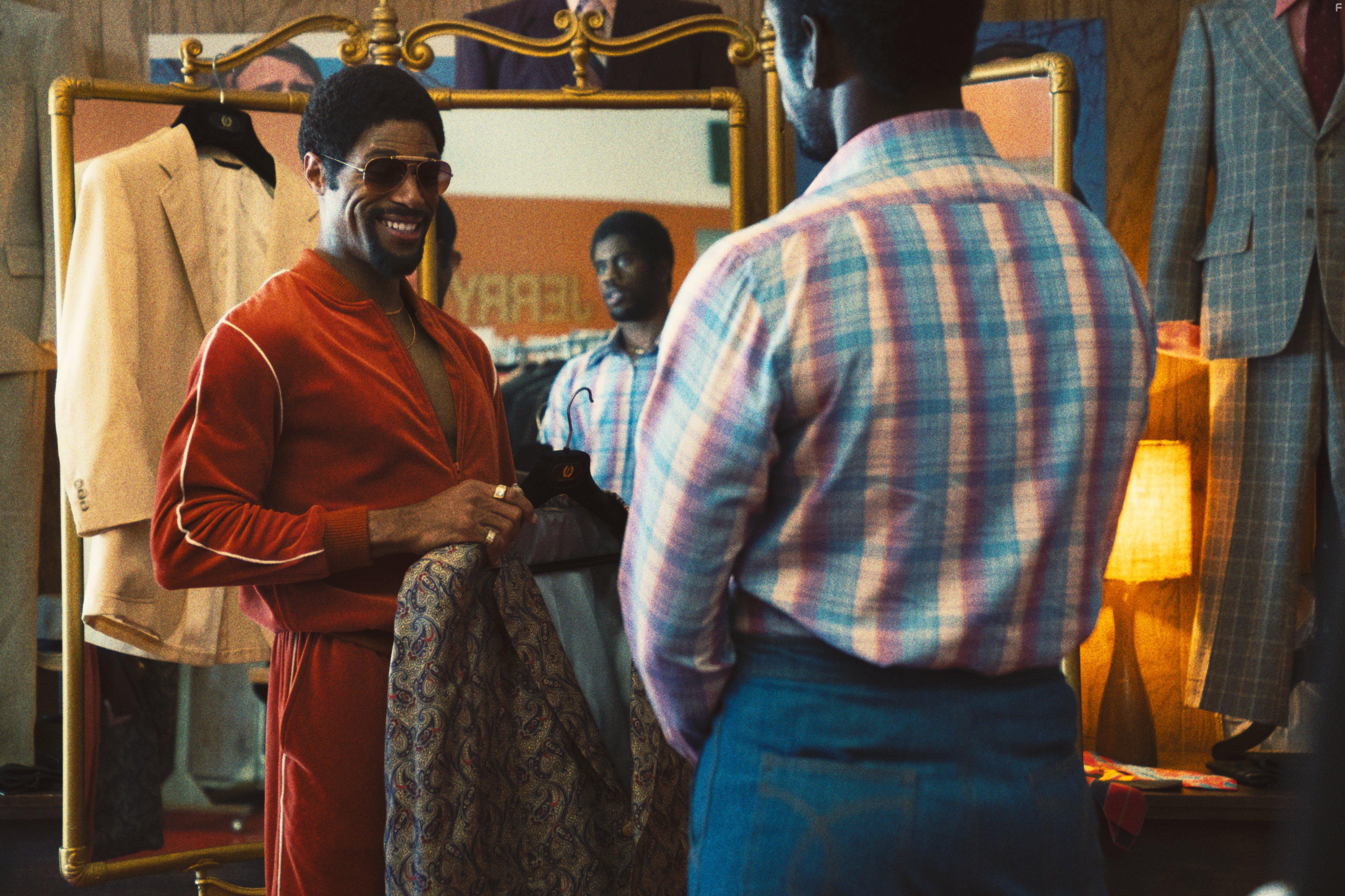 Solomon Hughes and Quincy Isaiah in Winning Time: The Rise of the Lakers Dynasty (2022)