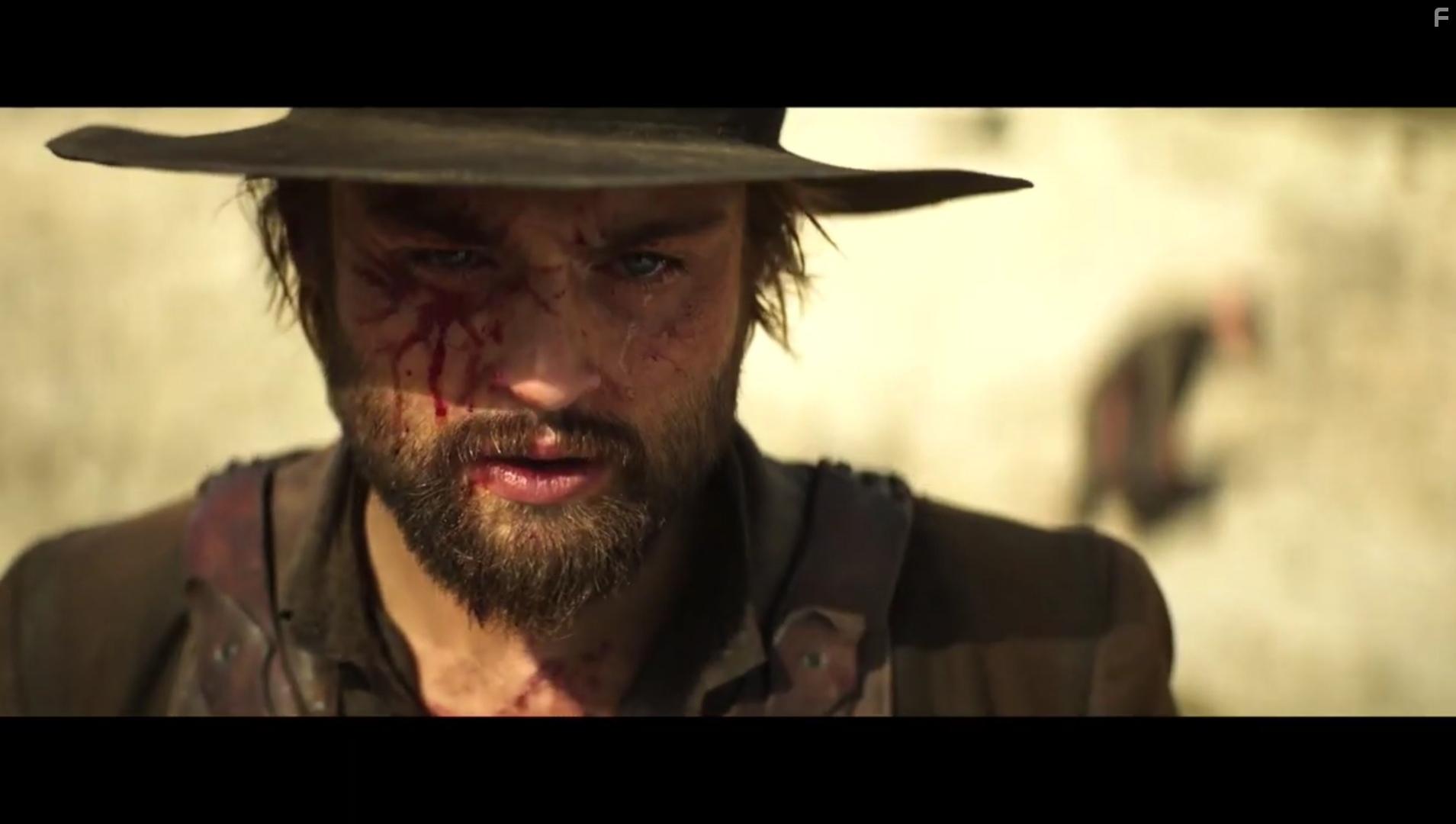 Brian O'Malley and Douglas Booth in The Dirty Black Bag (2022)