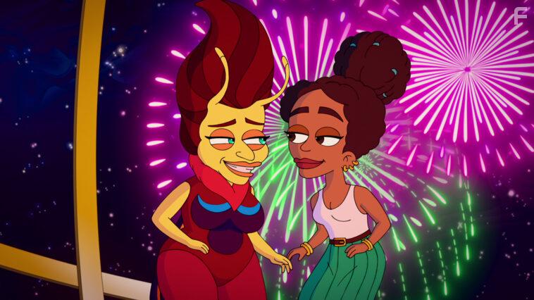 Pamela Adlon and Janelle Mone in Human Resources (2022)