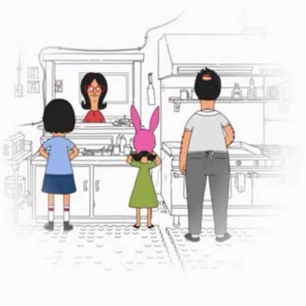 H. Jon Benjamin, Kristen Schaal, Dan Mintz, and John Roberts in Bob's Burgers (2022)