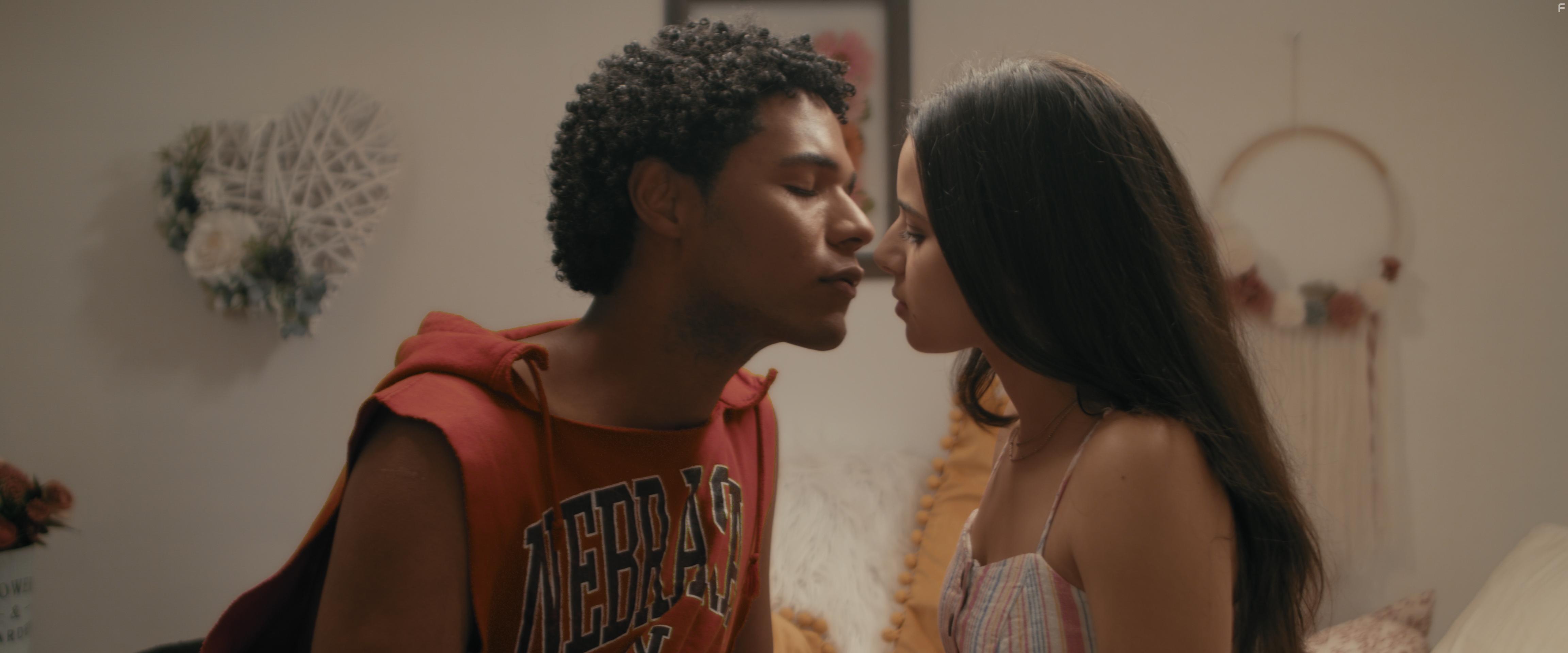 Hana Kashaf and Dakota Jamal Wellman in Infinite Light (2021)