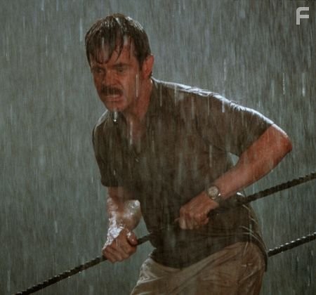 Paul Kirby will do whatever it takes to protect his family from the ferocious Spinosaurus