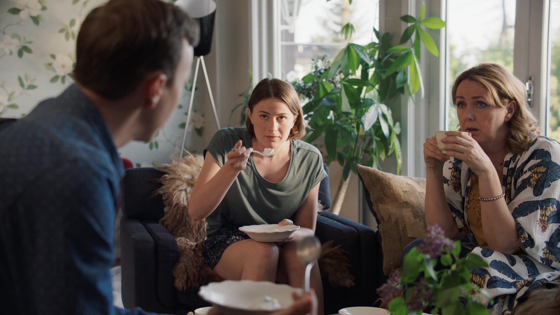 Marit Andreassen, Aslak Maurstad, and Ada Eide in Basic Bitch (2020)