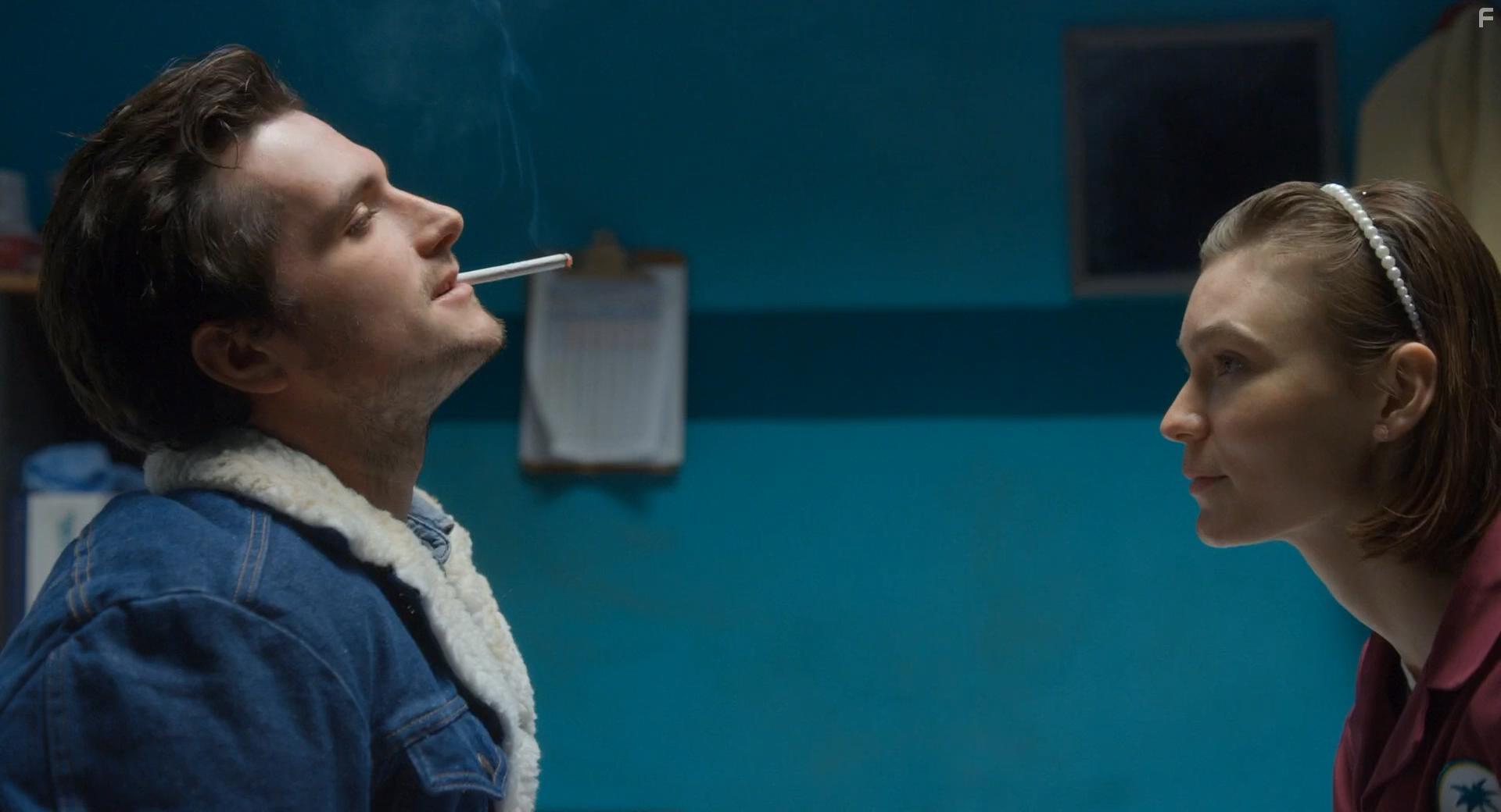 Josh Hutcherson and Tilda Cobham-Hervey in Burn (2019)