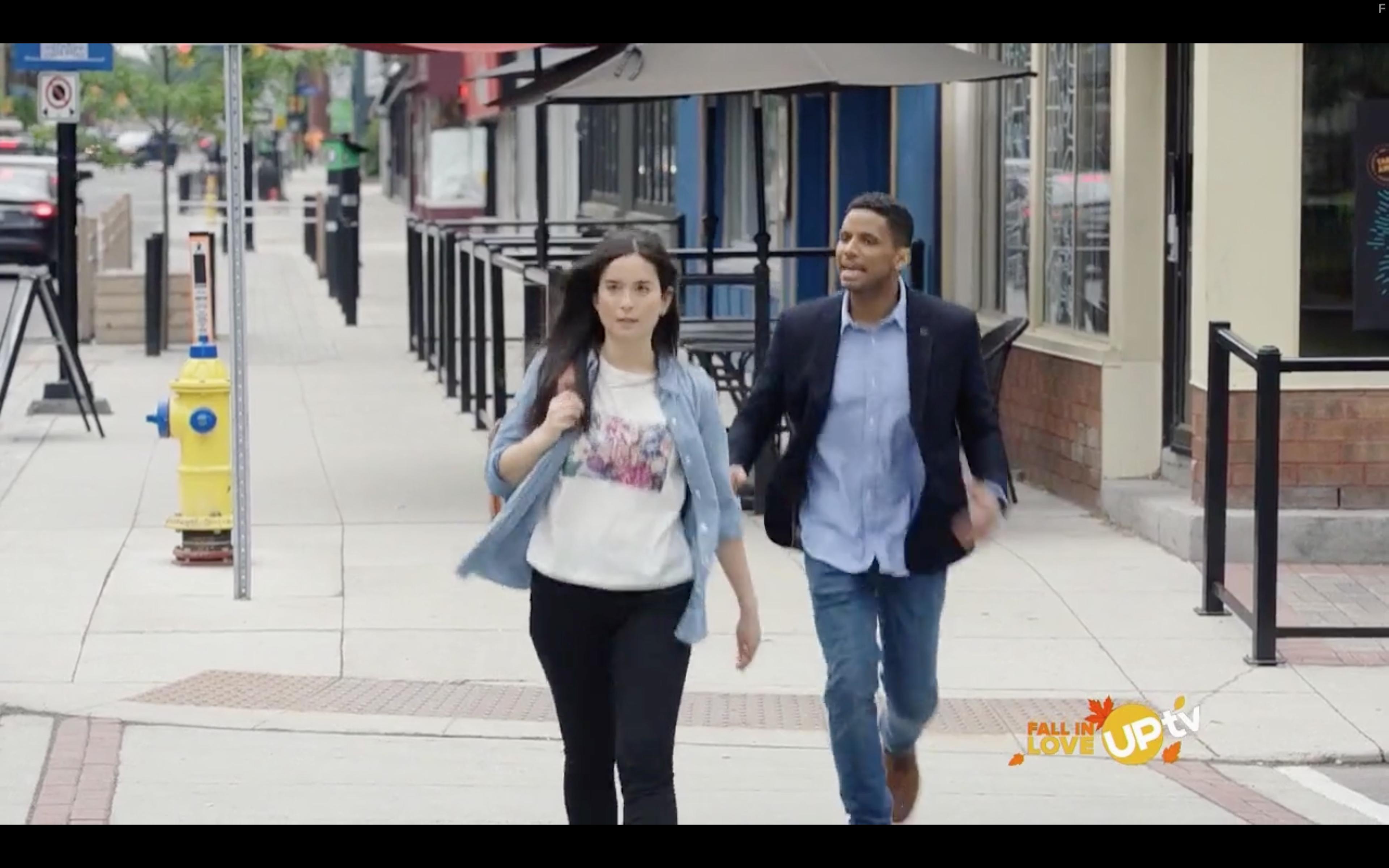 Jenny Raven and Andrew Bushell in Love at Sky Gardens (2021)