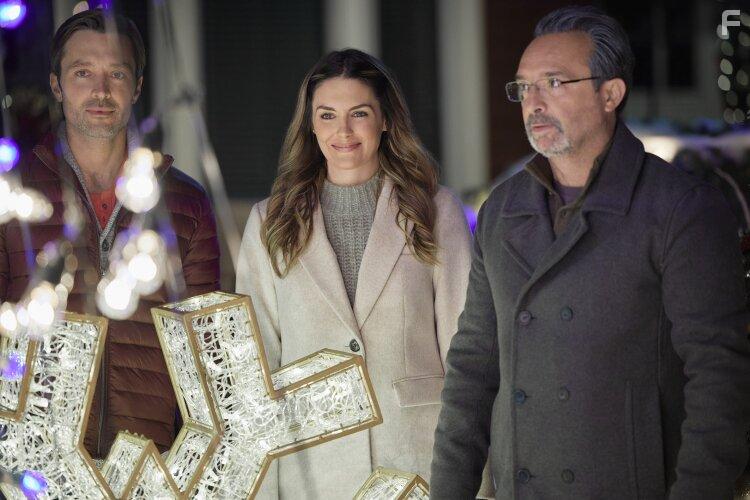 John Cassini, Taylor Cole, and Carlo Marks in Making Spirits Bright (2021)