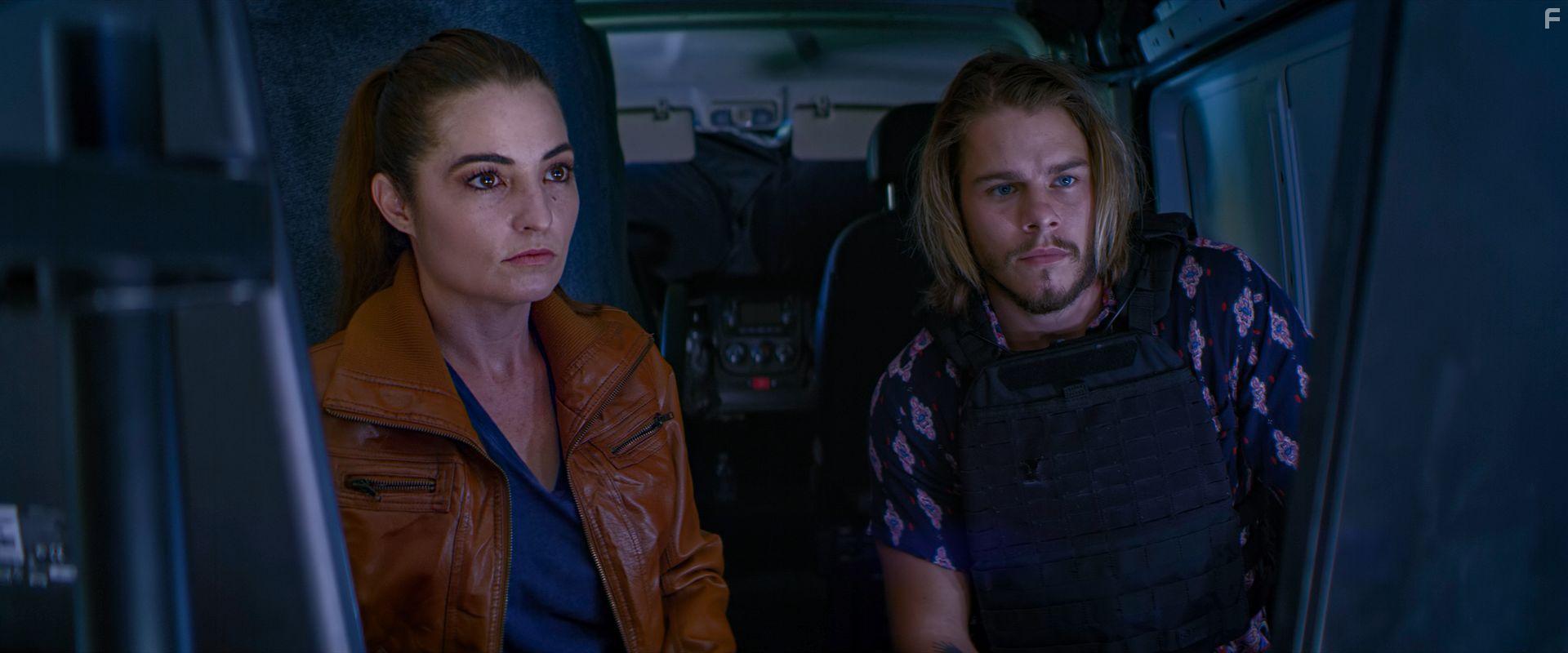 Laurie Love and Jake Manley in Pursuit (2022)