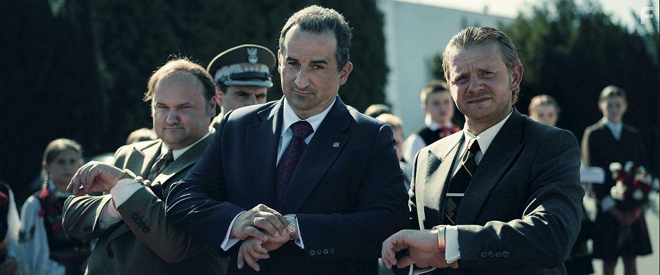 Michal Koterski, Sebastian Stankiewicz, and Rafal Zawierucha in Gierek (2022)