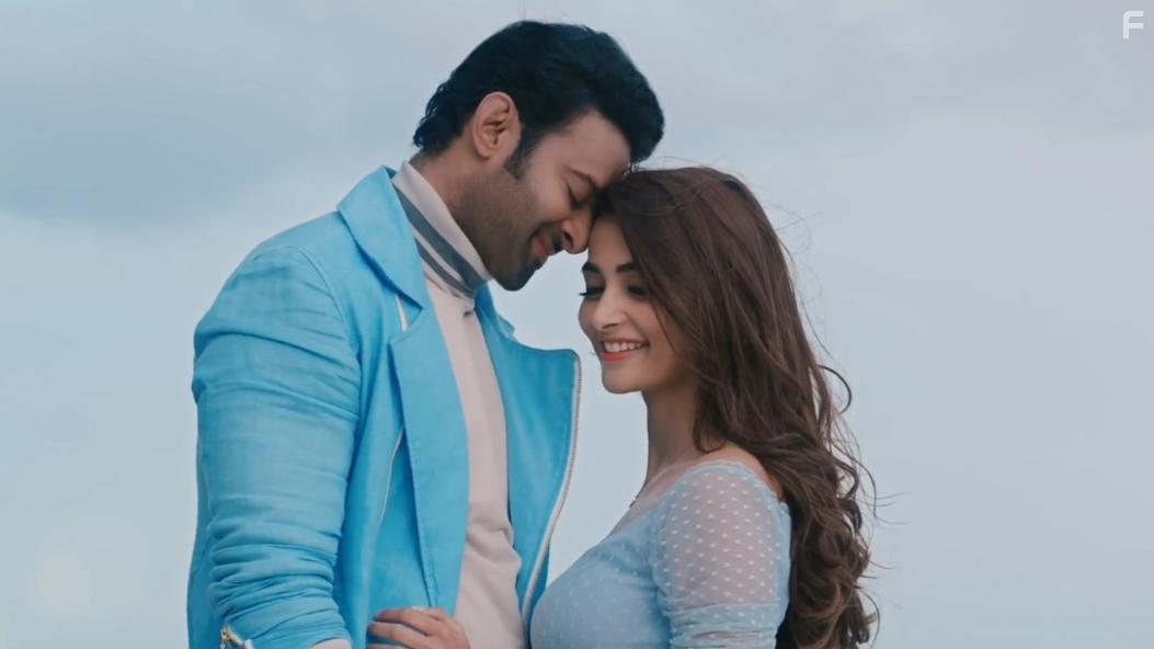 Prabhas and Pooja Hegde in Radhe Shyam (2022)
