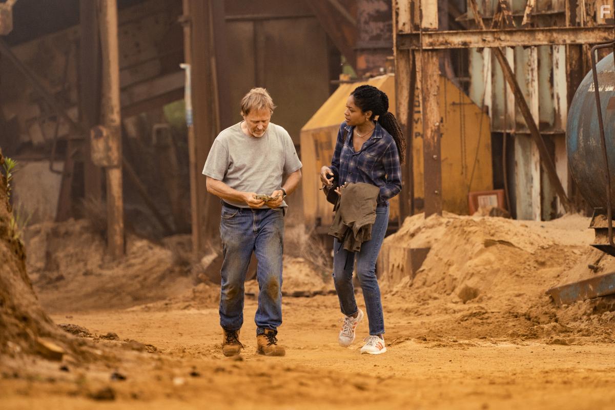 Naomie Harris and Clayton T. Smith in The Man Who Fell to Earth (2022)