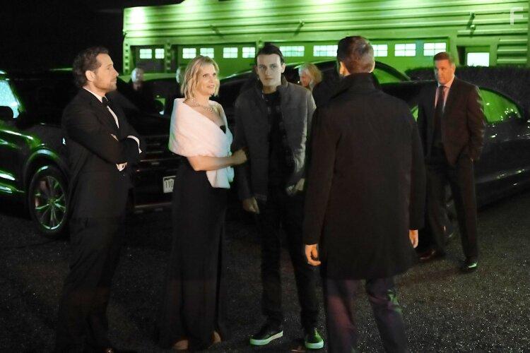 Kendall Cross, Lochlyn Munro, Andrew W. Walker, Easton VanB, and Jason Tremblay in Dying for Chocolate: A Curious Caterer Mystery (2022)