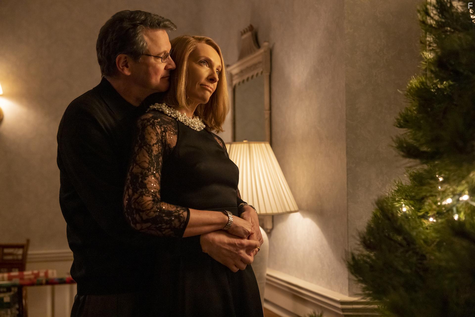 Colin Firth and Toni Collette in The Staircase (2022)
