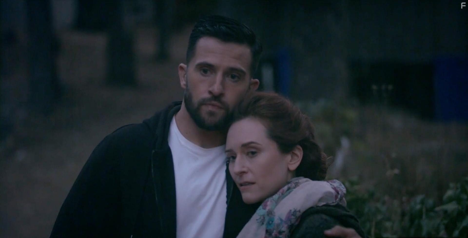 Amy Walker and Michael Parr in Evan Wood (2021)