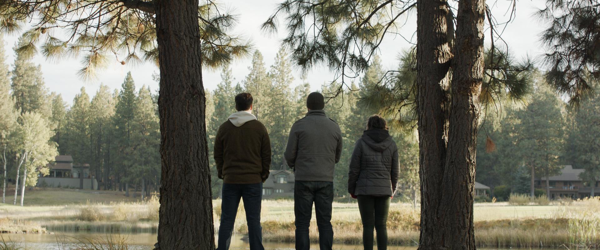 Brian Sutherland, Meagan Karimi-Naser, and Daniel Timothy Treacy in 1 Dead Dog (2022)