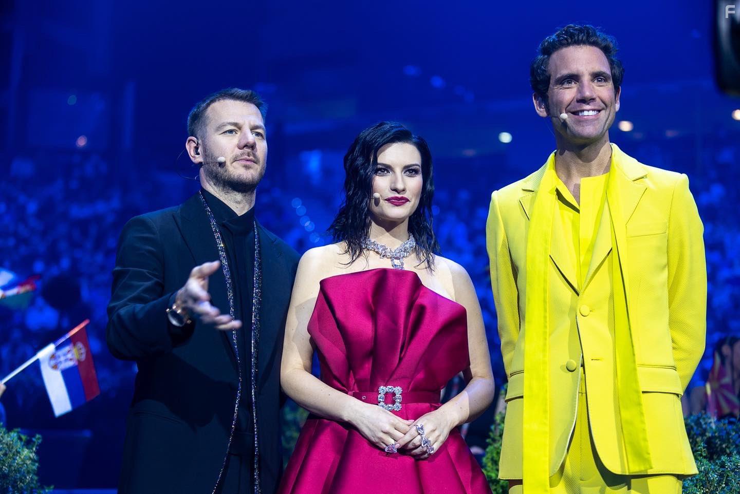 Laura Pausini, Alessandro Cattelan, and Mika in Eurovision Song Contest Turin 2022 (2022)