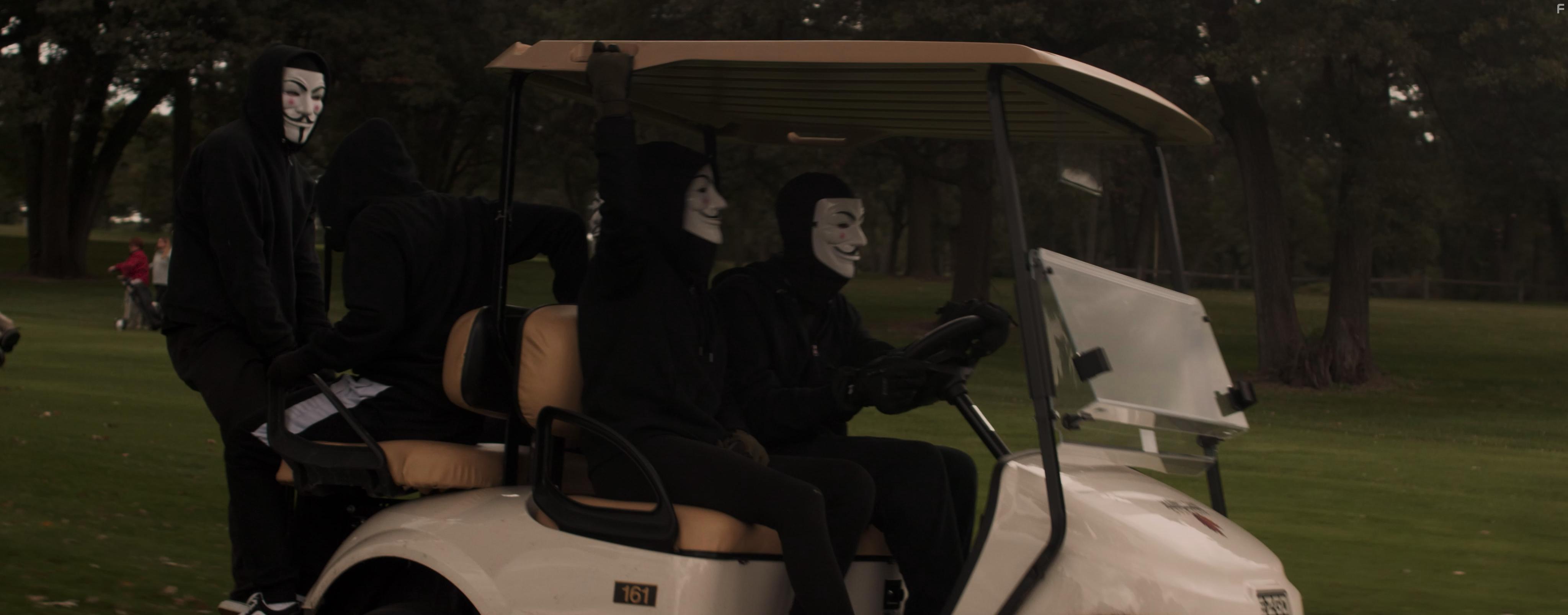 Gabriel Hawk, Megan Thompson, Jess Tomasko, Chance Gilliam, and Devyn Williams in Beguiled Company (2021)