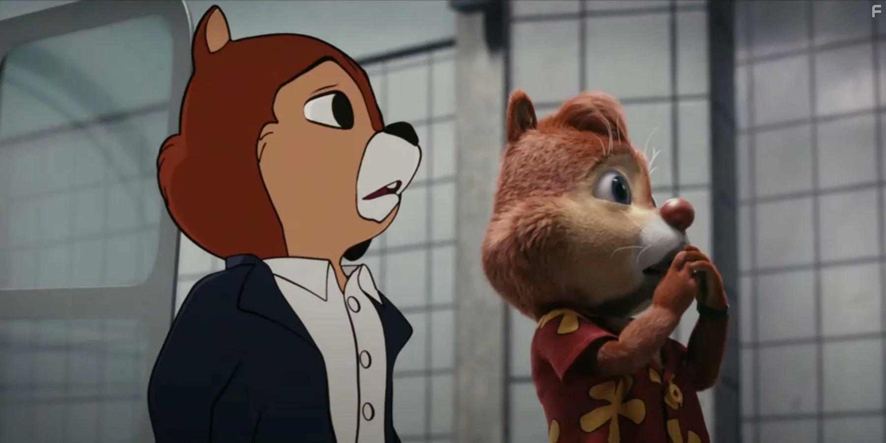 Andy Samberg and John Mulaney in Chip 'n Dale: Rescue Rangers (2022)