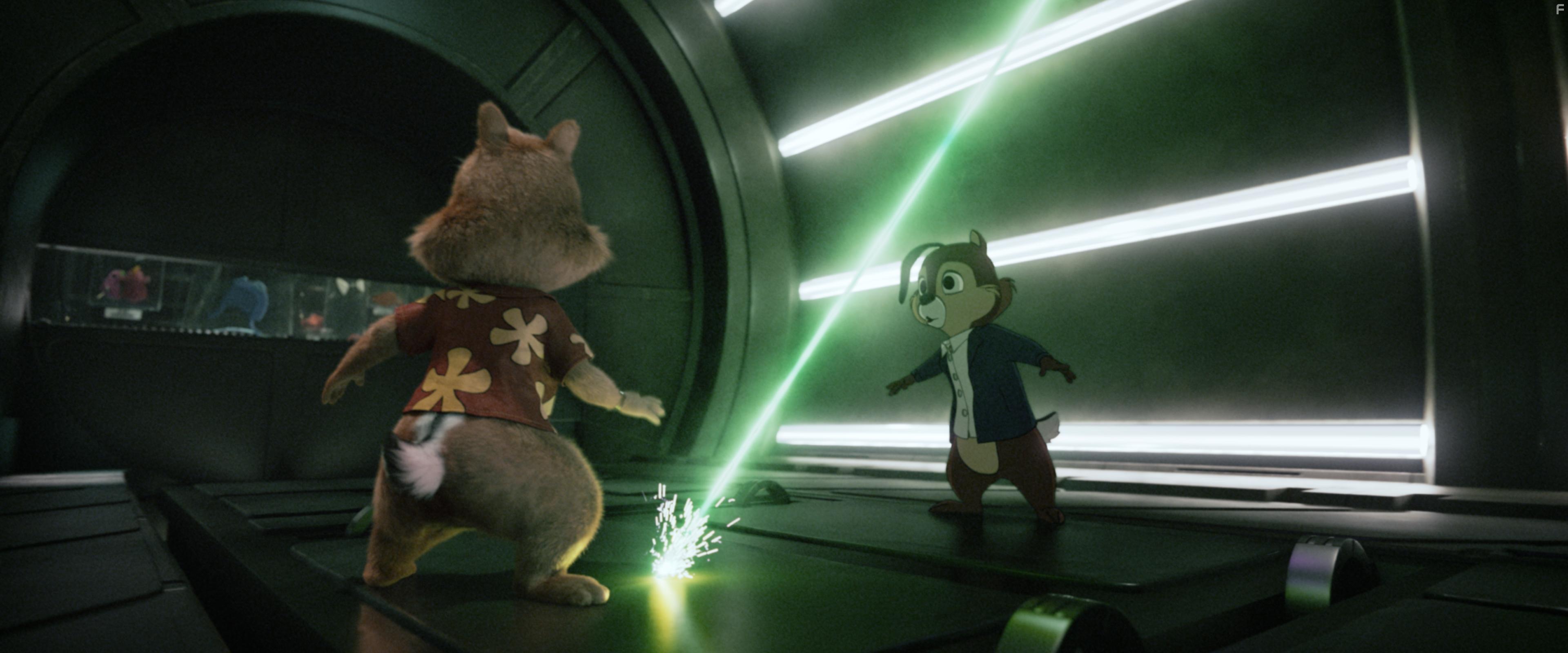 Andy Samberg and John Mulaney in Chip 'n Dale: Rescue Rangers (2022)