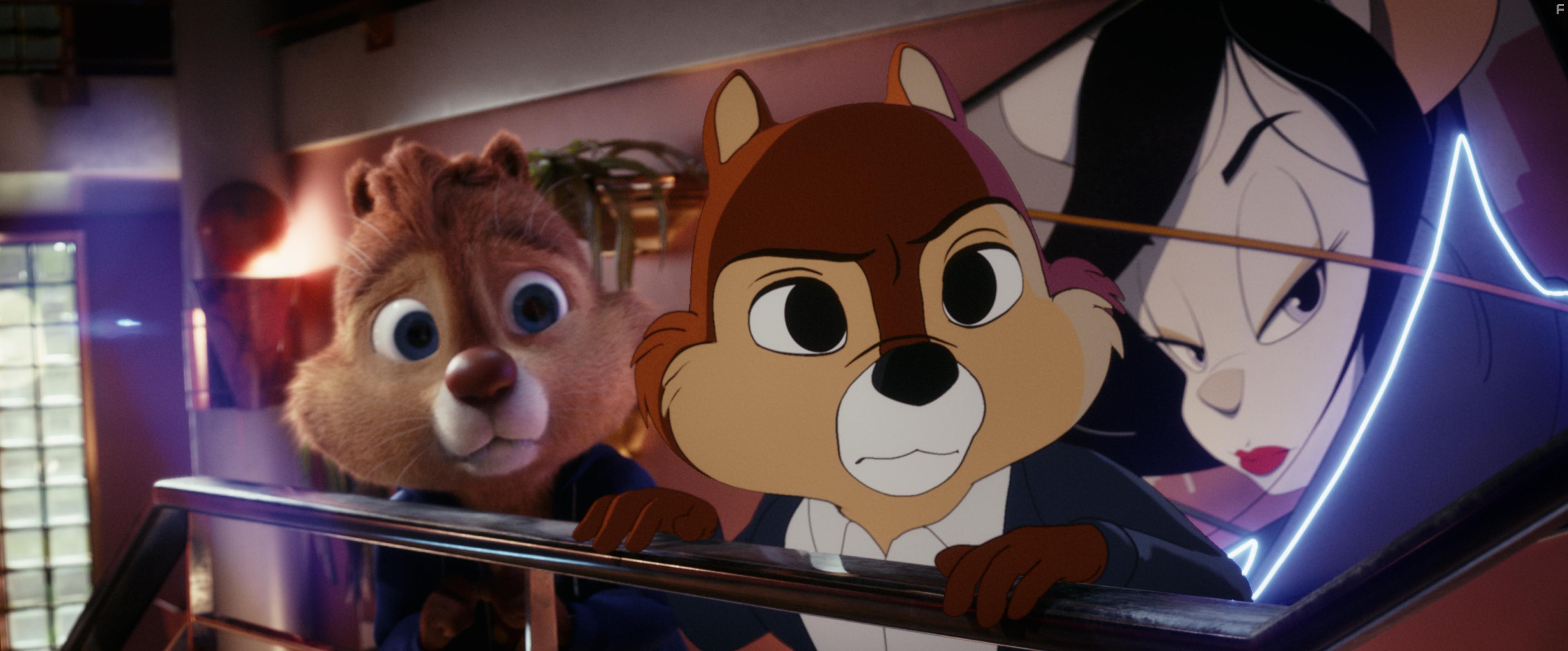 Andy Samberg and John Mulaney in Chip 'n Dale: Rescue Rangers (2022)