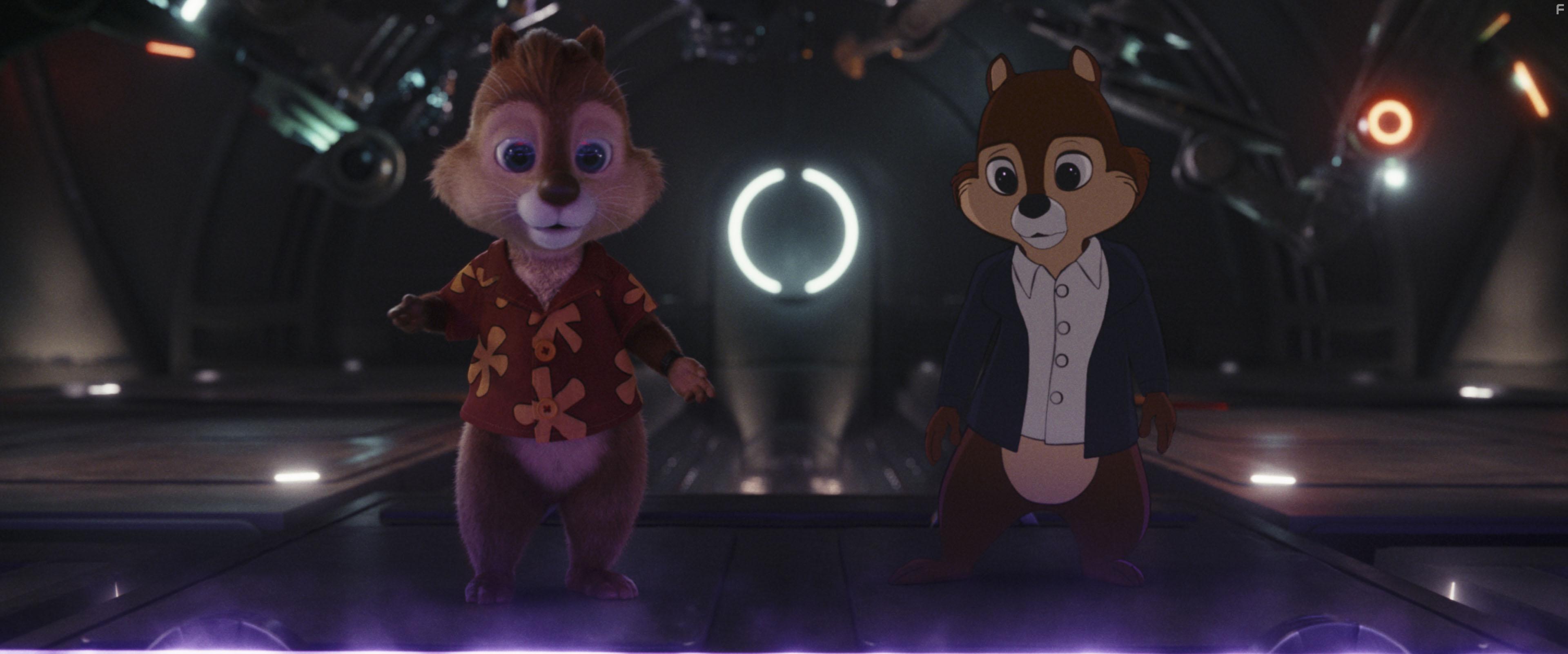 Andy Samberg and John Mulaney in Chip 'n Dale: Rescue Rangers (2022)