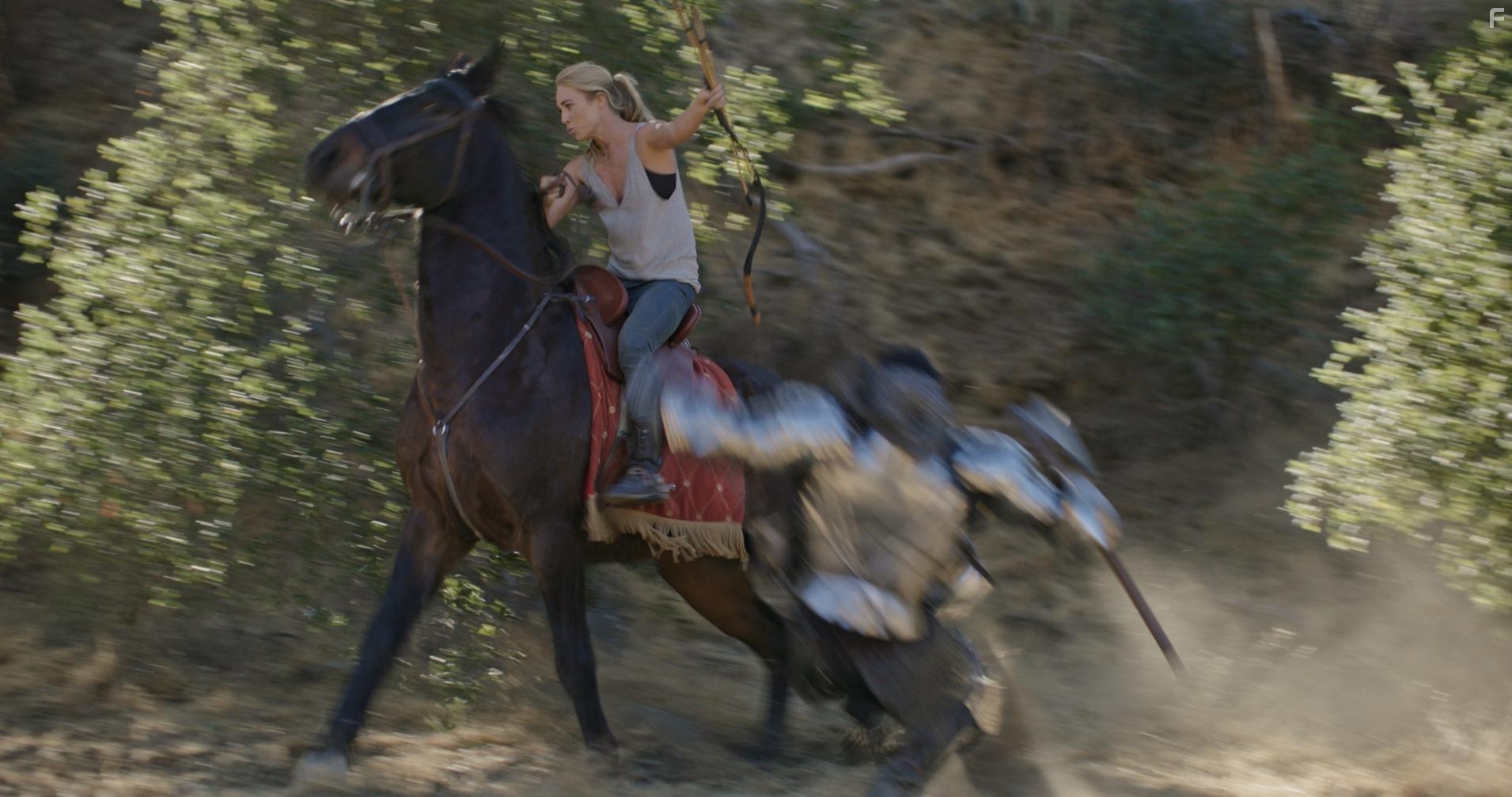 Danielle C. Ryan and Ardeshir Radpour in Double Threat (2022)