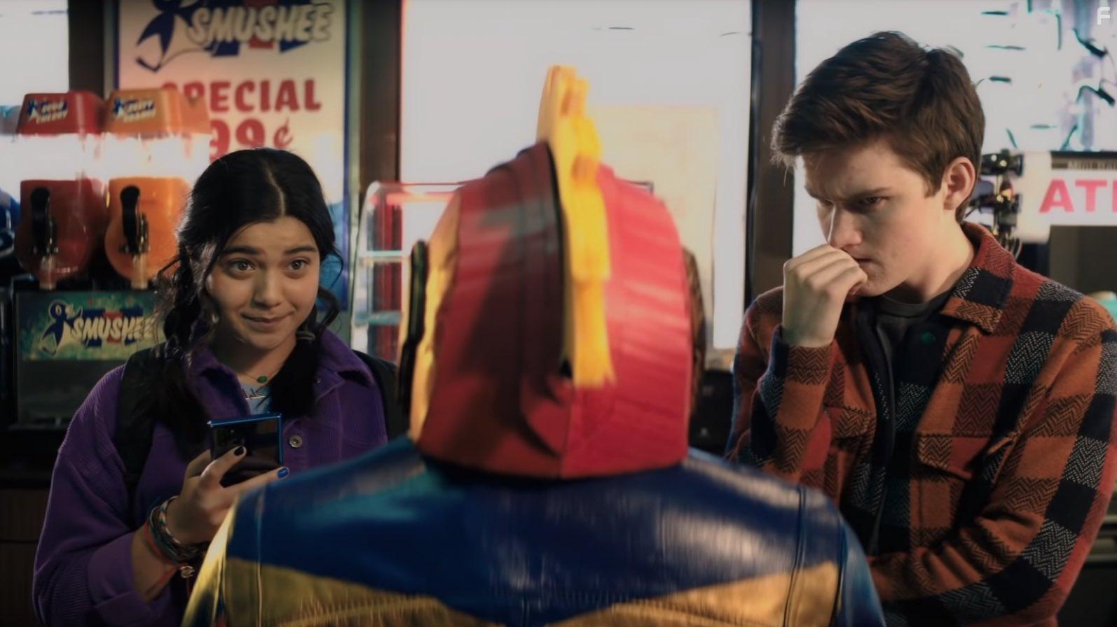 Iman Vellani and Matt Lintz in Ms. Marvel (2022)