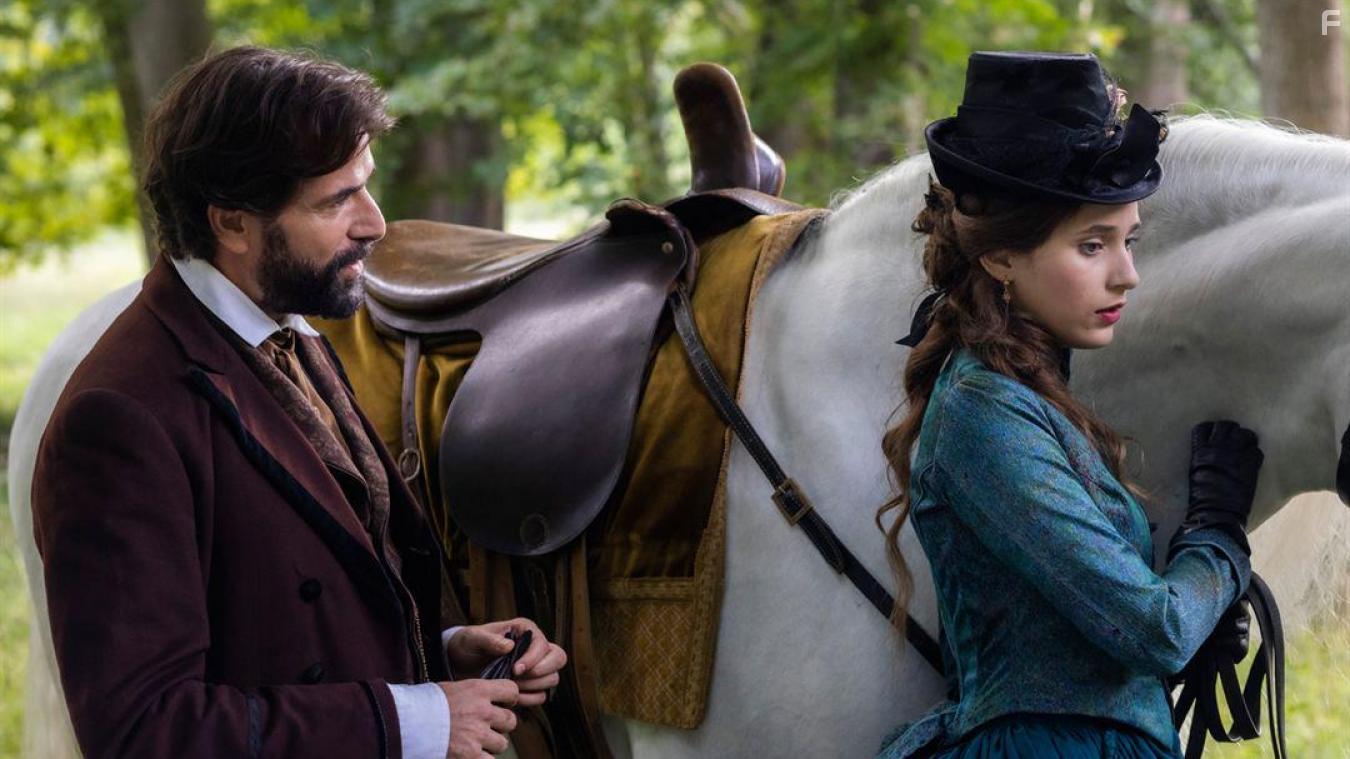 Grgory Fitoussi and Camille Metayer in Emma Bovary (2021)