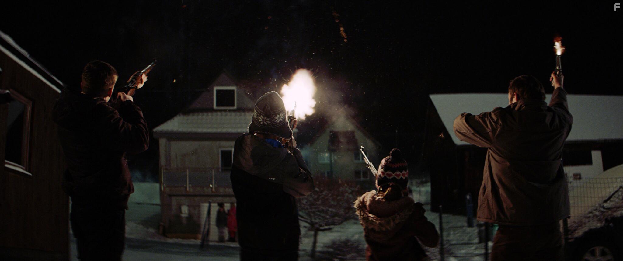 Katarina Kormanakova, Maximilian Dusanic, Milan Ondrk, and Frantisek Beles in Let There Be Light (2019)