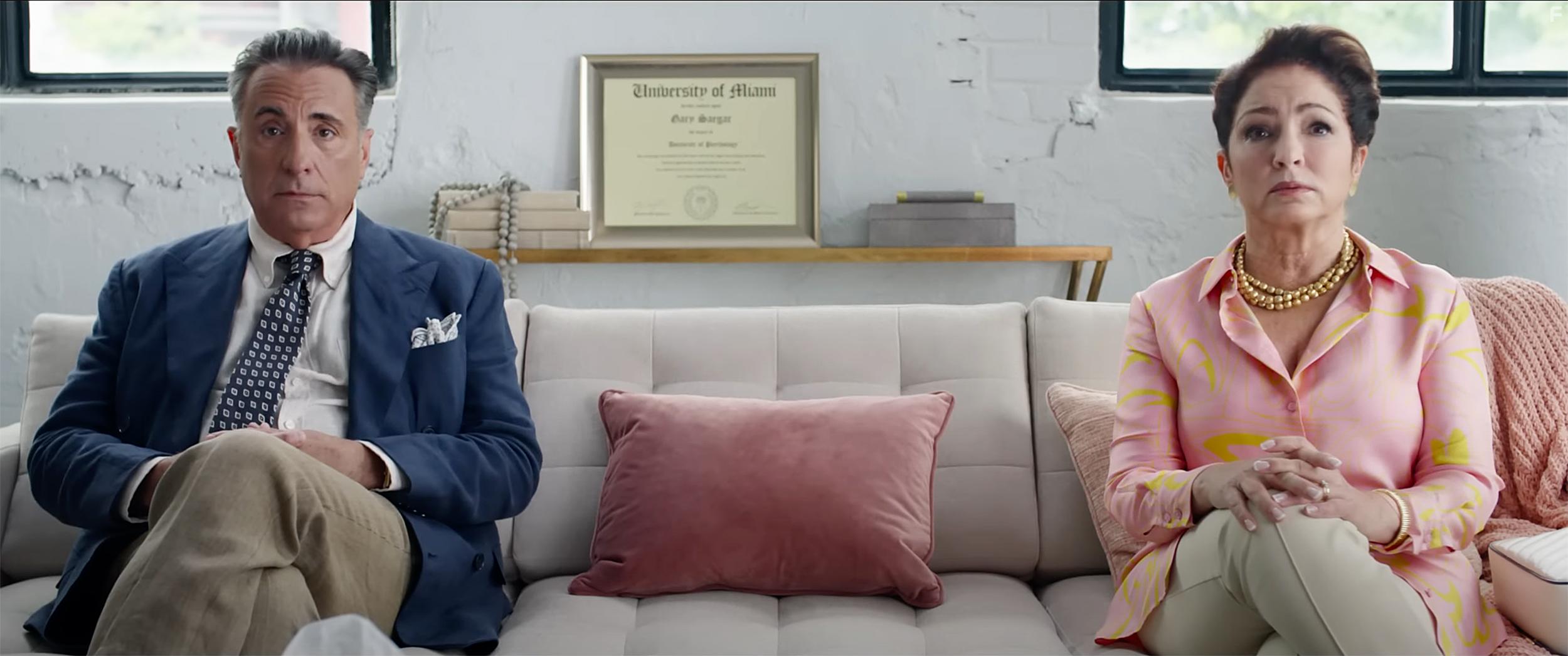 Andy Garcia and Gloria Estefan in Father of the Bride (2022)